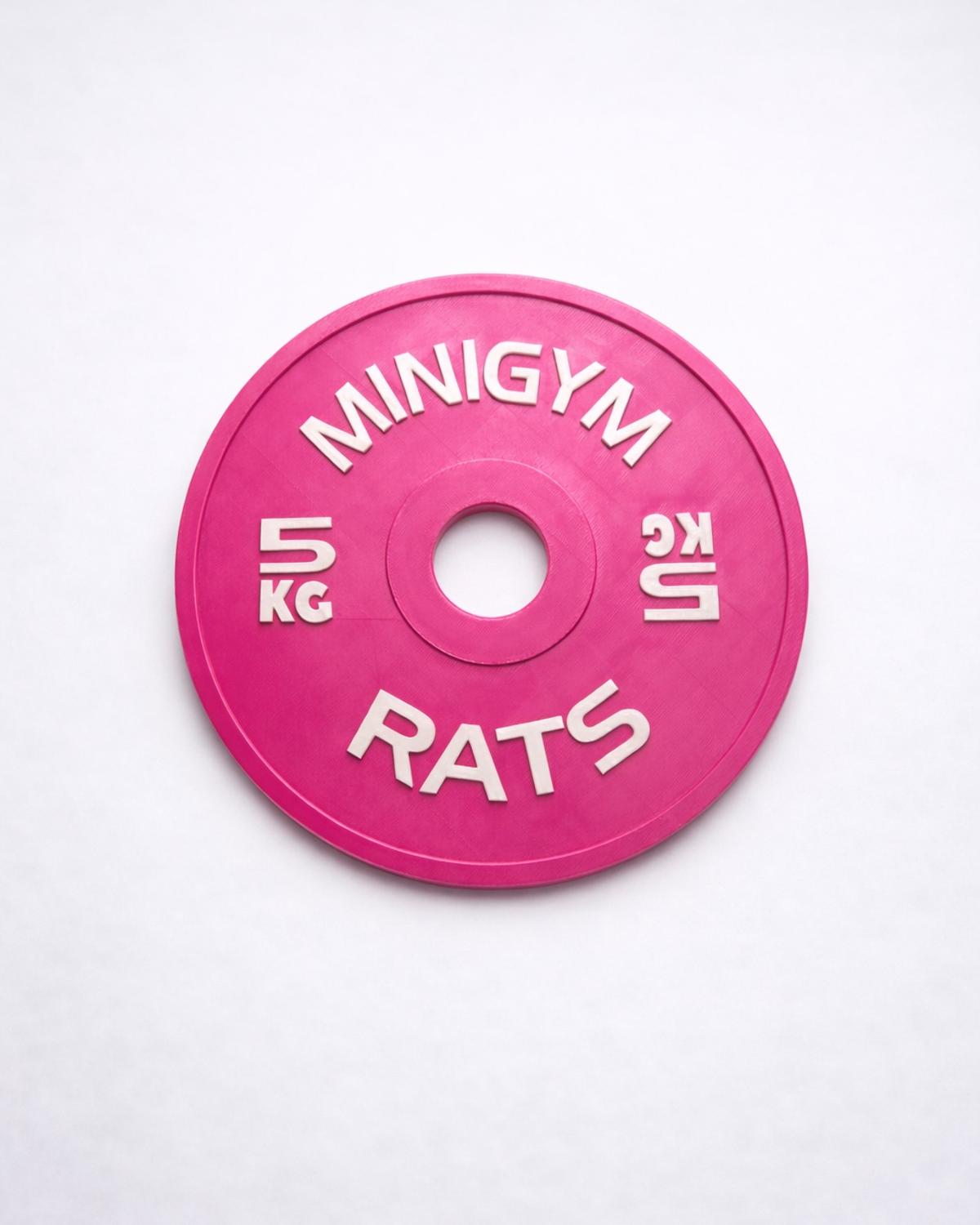 Set de pesas para niños personalizable – color rosa