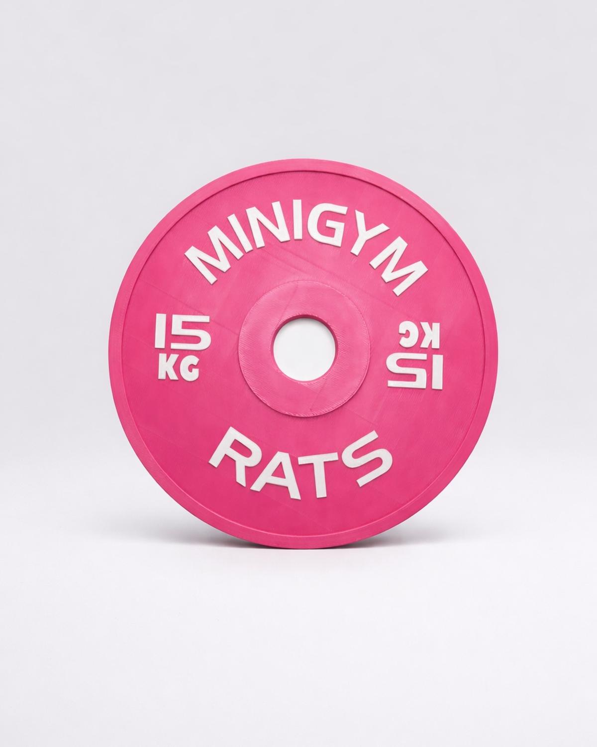 Set de pesas para niños personalizable – color rosa