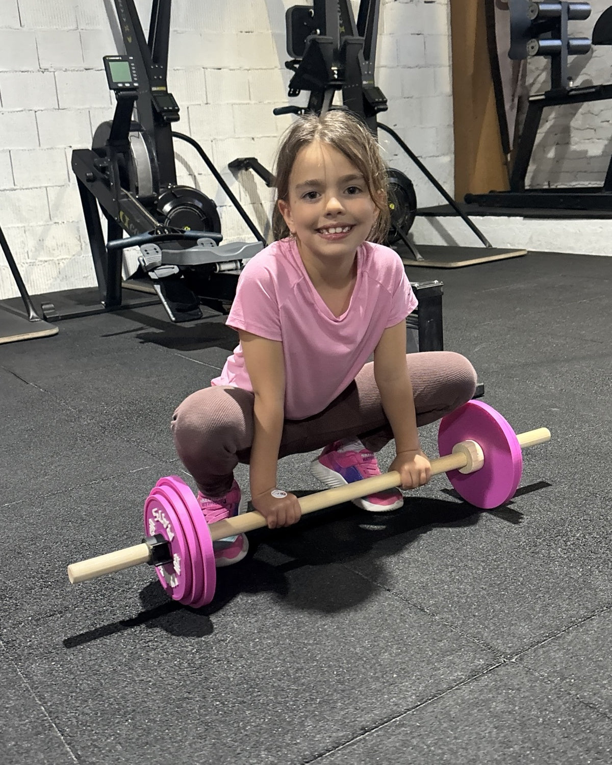 Set de pesas para niños personalizable – color rosa