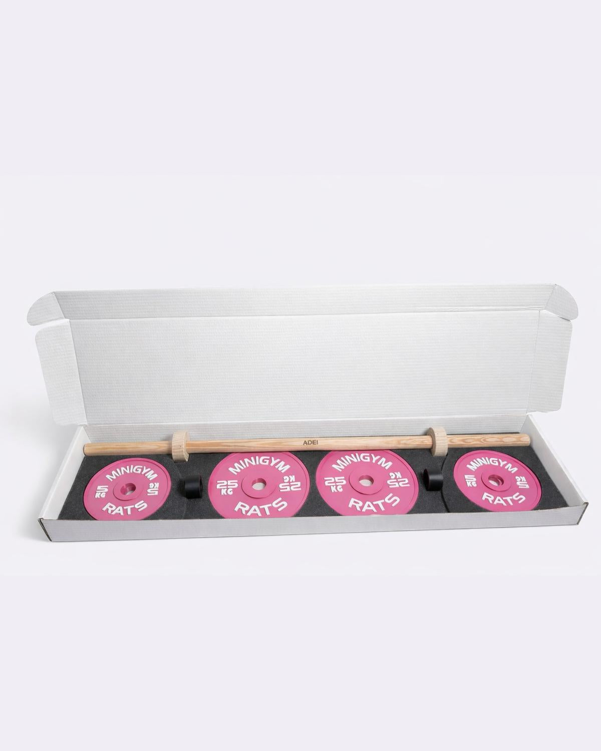 Set de pesas para niños personalizable – color rosa