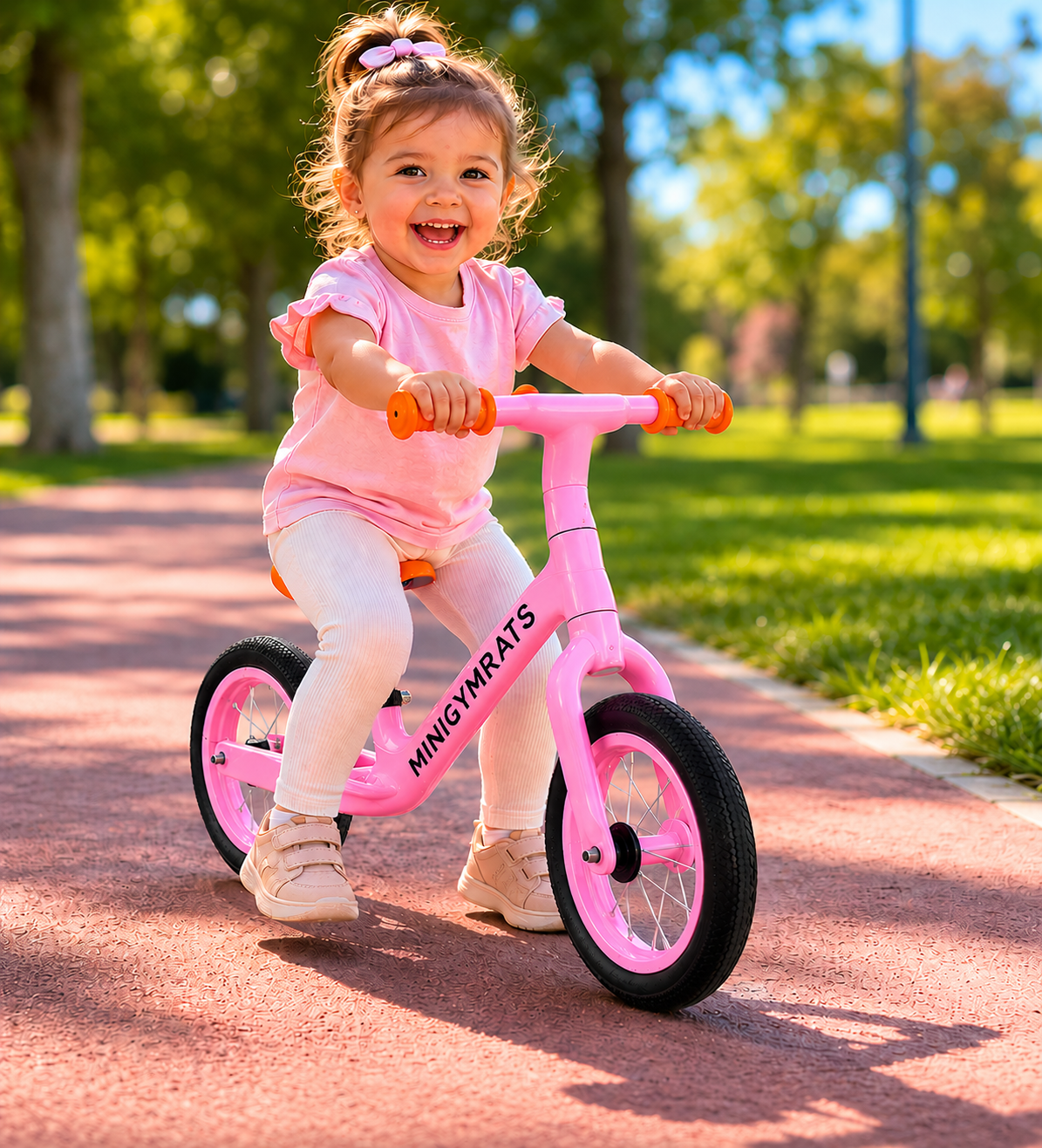 Bicicleta de equilibrio personalizable - Rosa